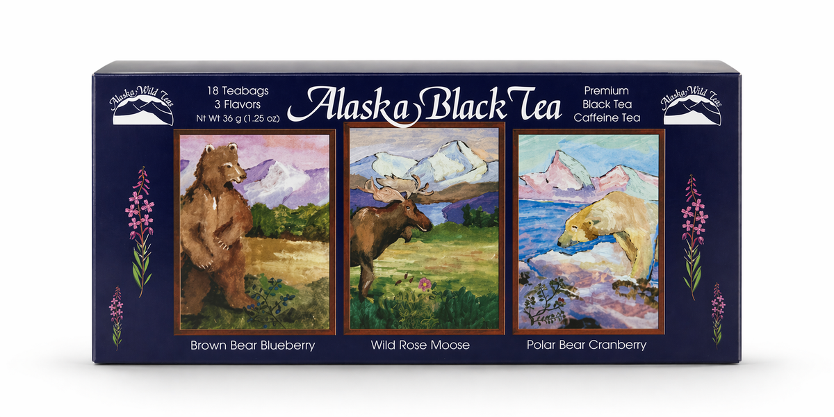 Alaska Wildlife Black Tea Sampler – AlaskaGift.com