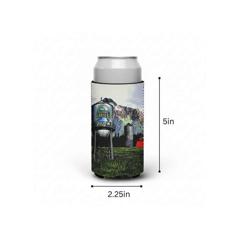 Alaska Grown Slim Koozie