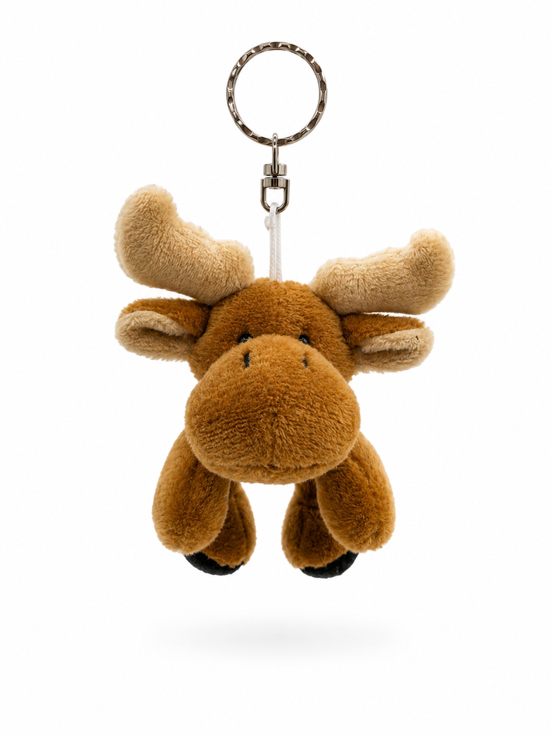 Alaska Moose Plush Keyring