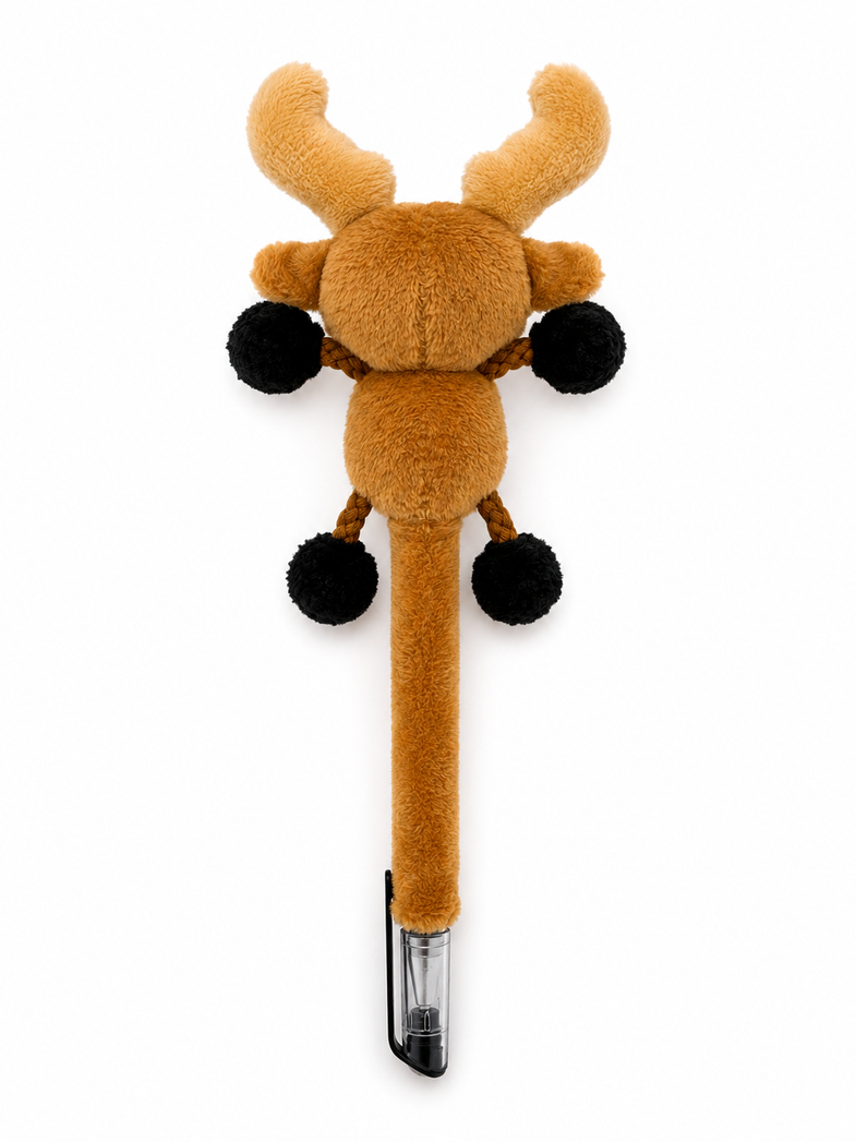 Alaska Moose Plush Pen