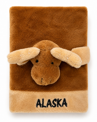 Alaska Moose Plush Notebook
