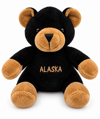 Alaska Black Bear Plush 6"