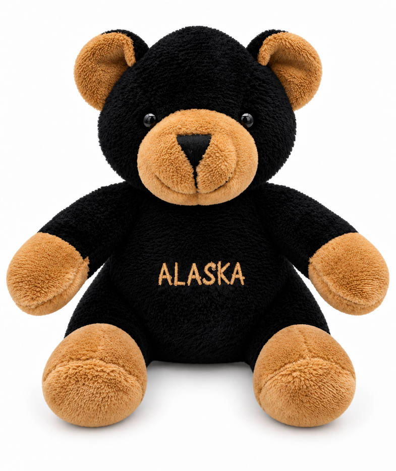 Alaska Black Bear Plush 6"