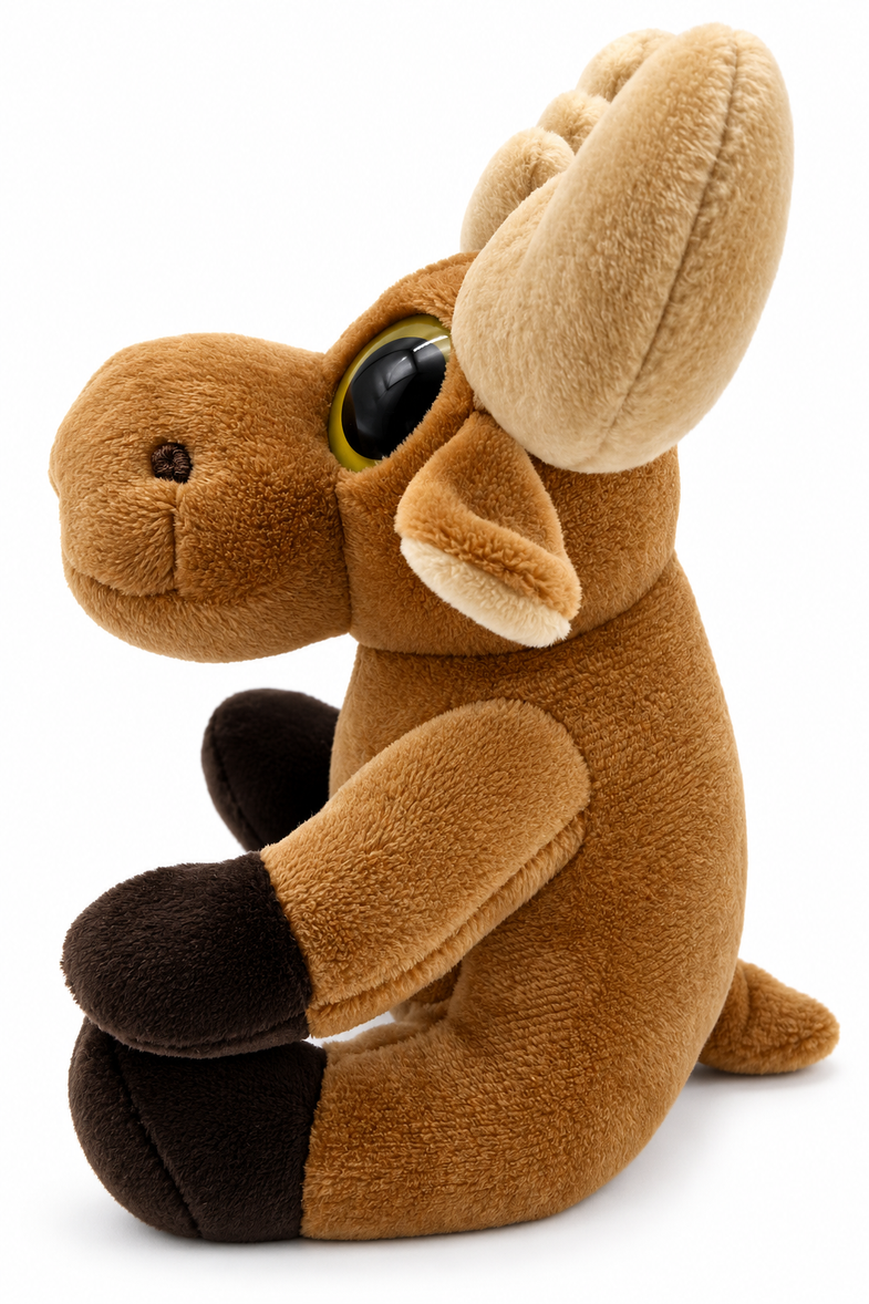 Alaska Big Eye Moose Plush 6"