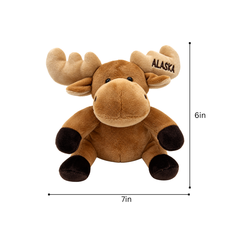Alaska Moose Plush 6"