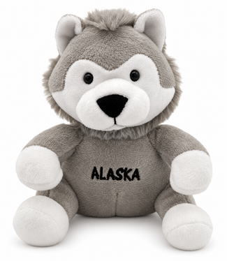 Alaska Wolf Plush 6"
