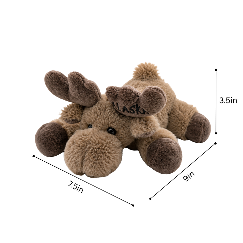 Alaska Laying Moose Plush