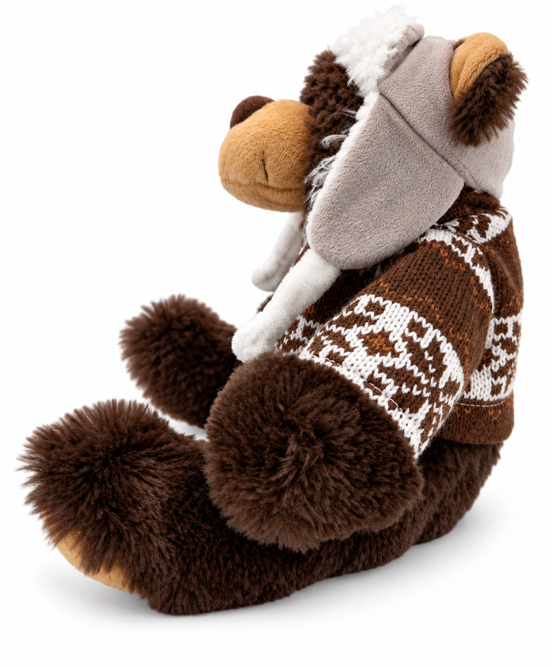 Alaska Brown Bear w/ Clothes 9"