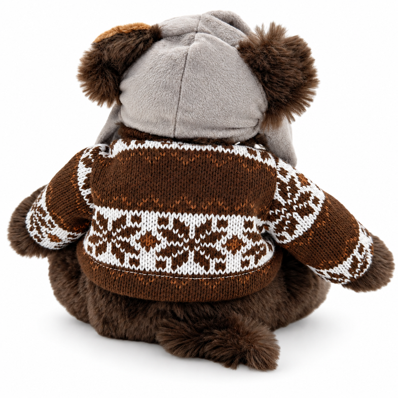Alaska Brown Bear w/ Clothes 9"
