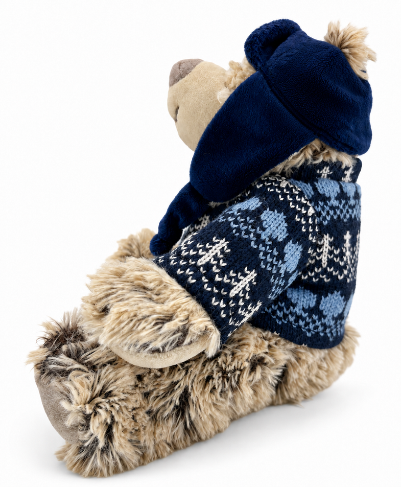 Alaska Polar Bear Plush w/Clothes 9"