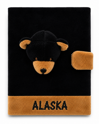 Alaska Bear Plush Notebook