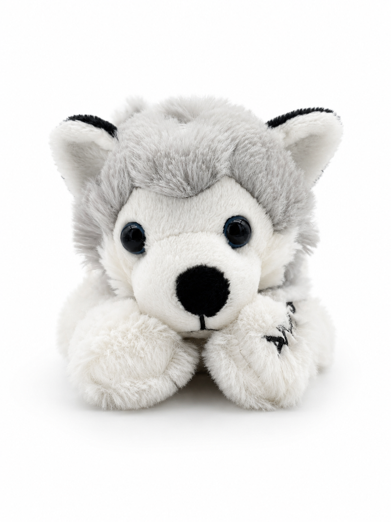 Alaska Laying Husky Plush
