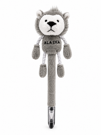Alaska Wolf Plush Pen