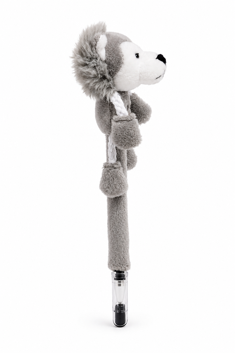 Alaska Wolf Plush Pen