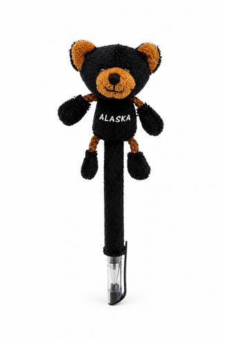 Alaska Bear Plush Pen