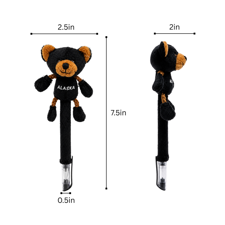 Alaska Bear Plush Pen