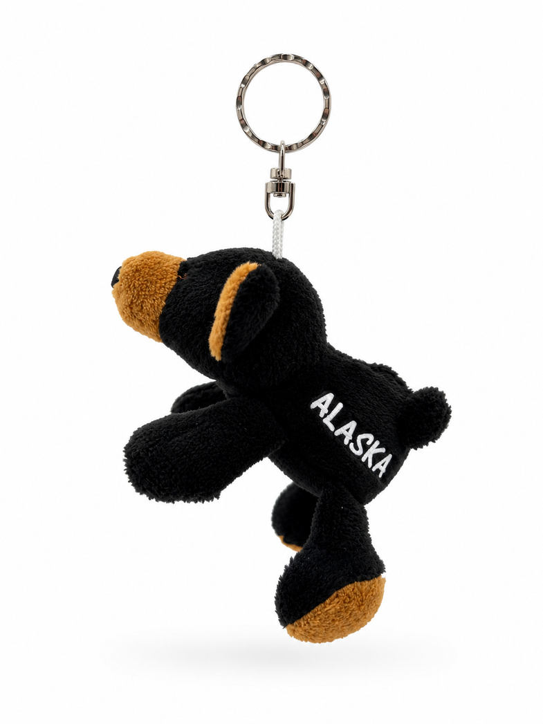 Alaska Bear Plush Keyring