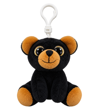 Alaska Black Bear Plush Backpack Clip