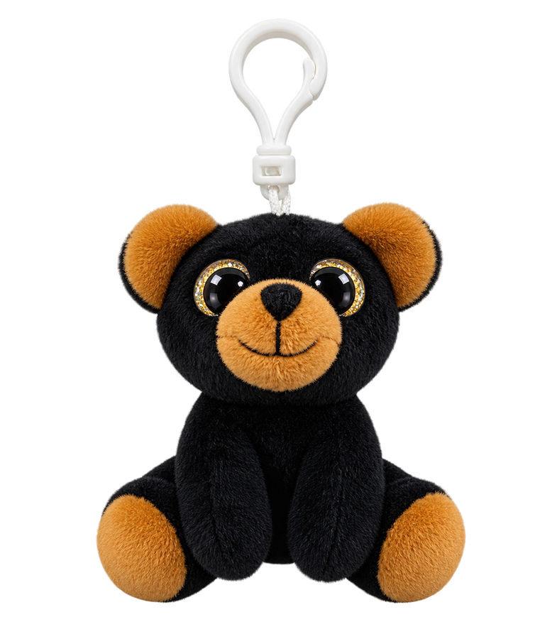 Alaska Black Bear Plush Backpack Clip
