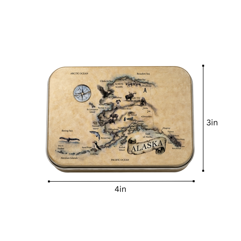 Alaska Map Playing Cards