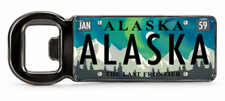 Alaska Aurora Bottle Opener Magnet