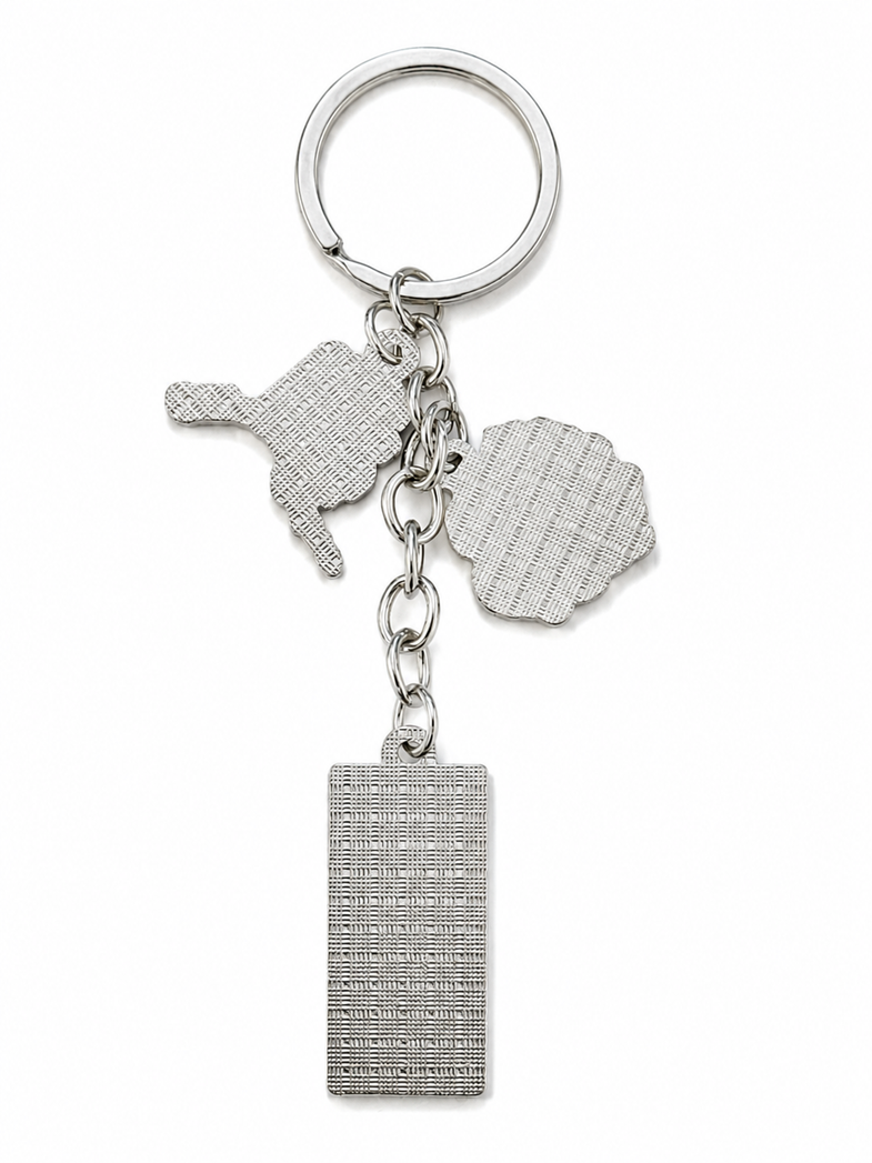 Alaska Aurora Charm Keyring
