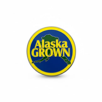Alaska Grown Metal Magnet