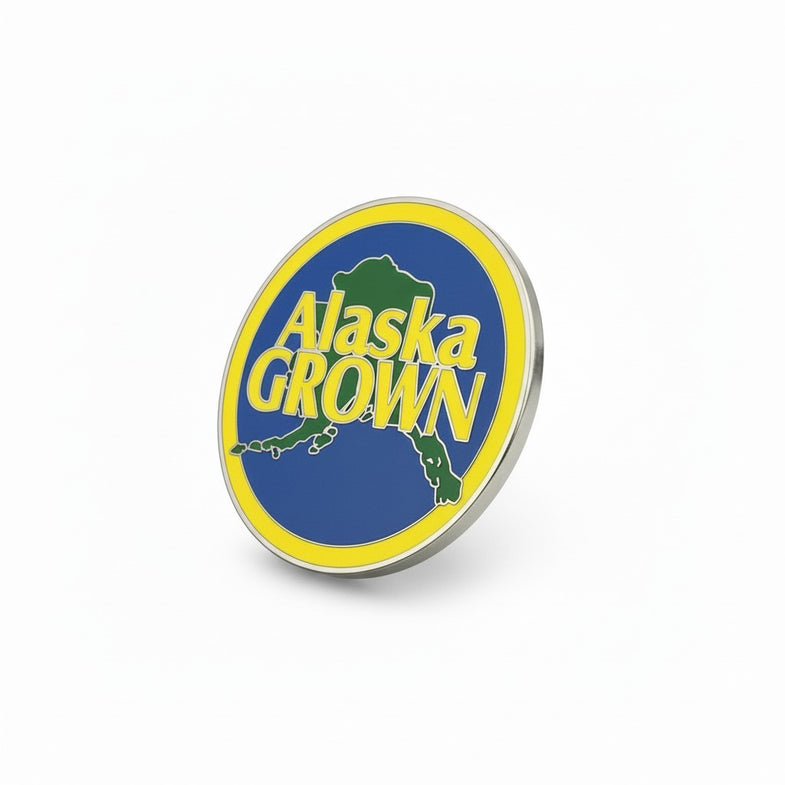 Alaska Grown Metal Magnet