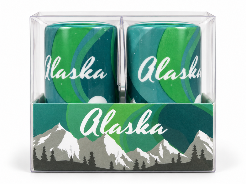 Alaska Aurora Salt & Pepper Shakers