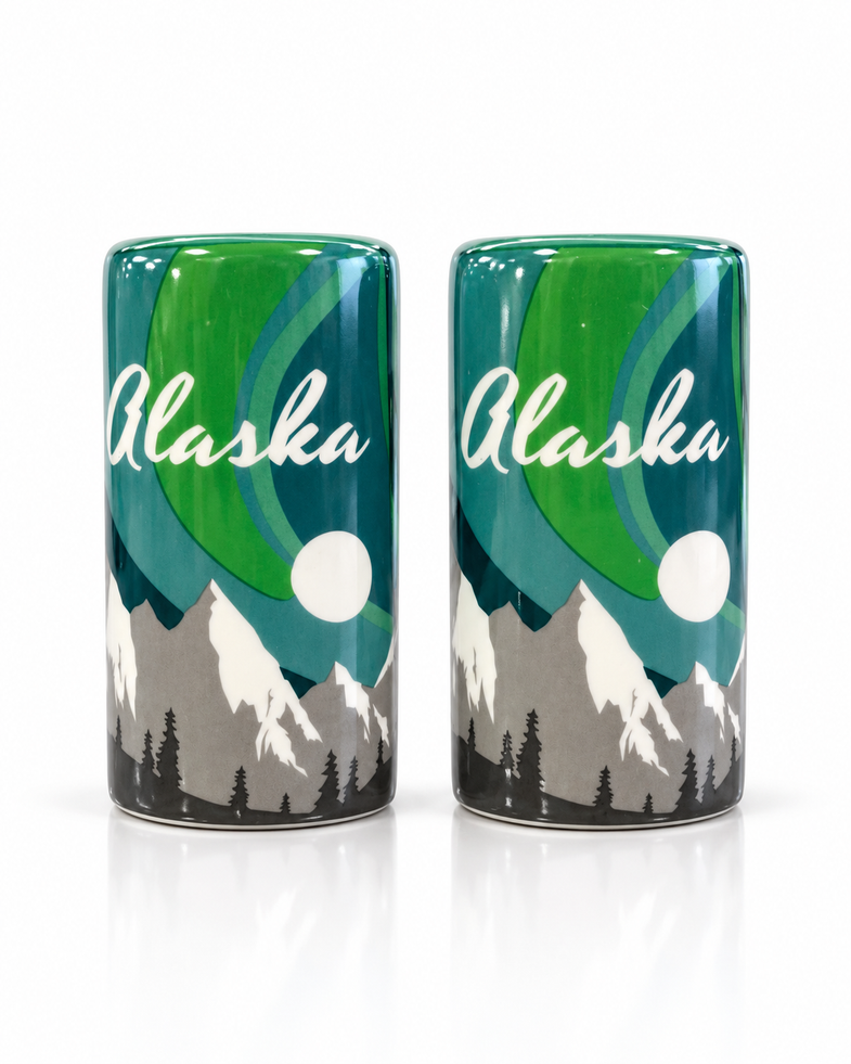 Alaska Aurora Salt & Pepper Shakers