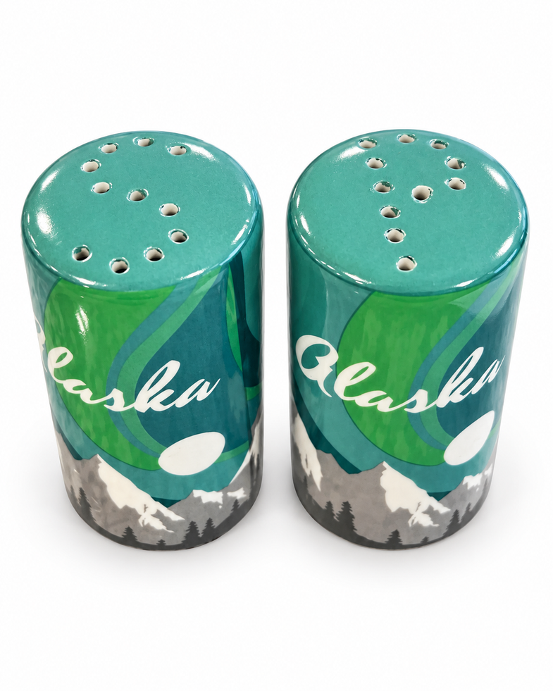 Alaska Aurora Salt & Pepper Shakers