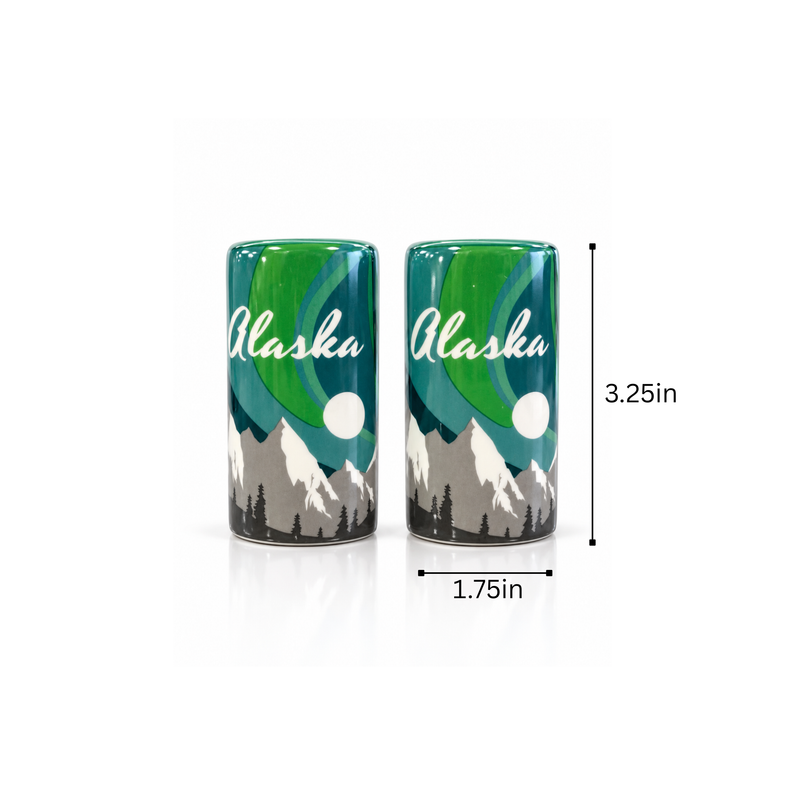 Alaska Aurora Salt & Pepper Shakers
