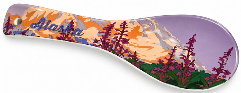 Alaska Fireweed Spoon Rest