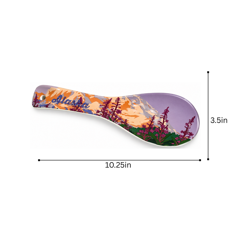 Alaska Fireweed Spoon Rest