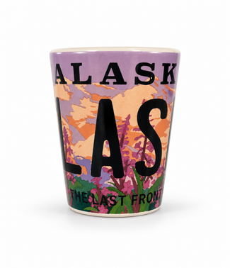 Alaska Fireweed Ceramic Shot Glass