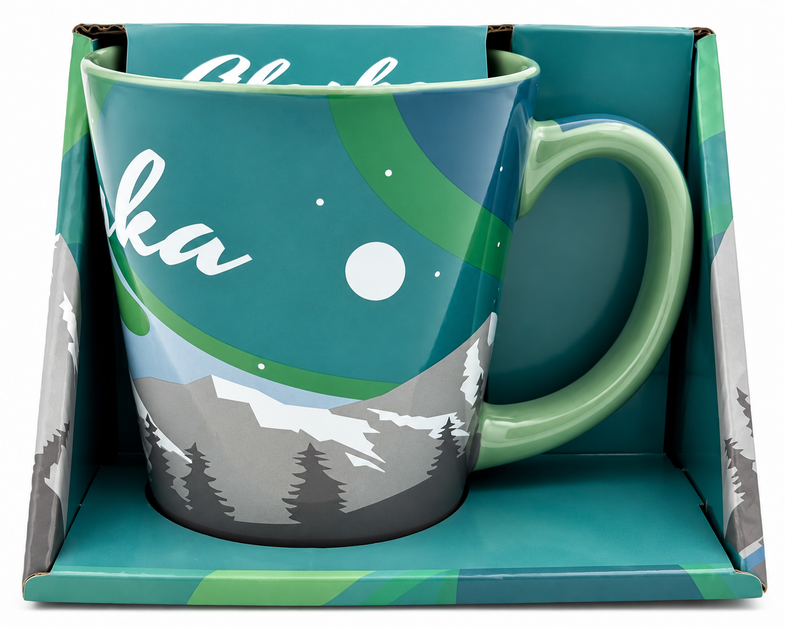 Alaska Aurora V-Shape Mug 13oz