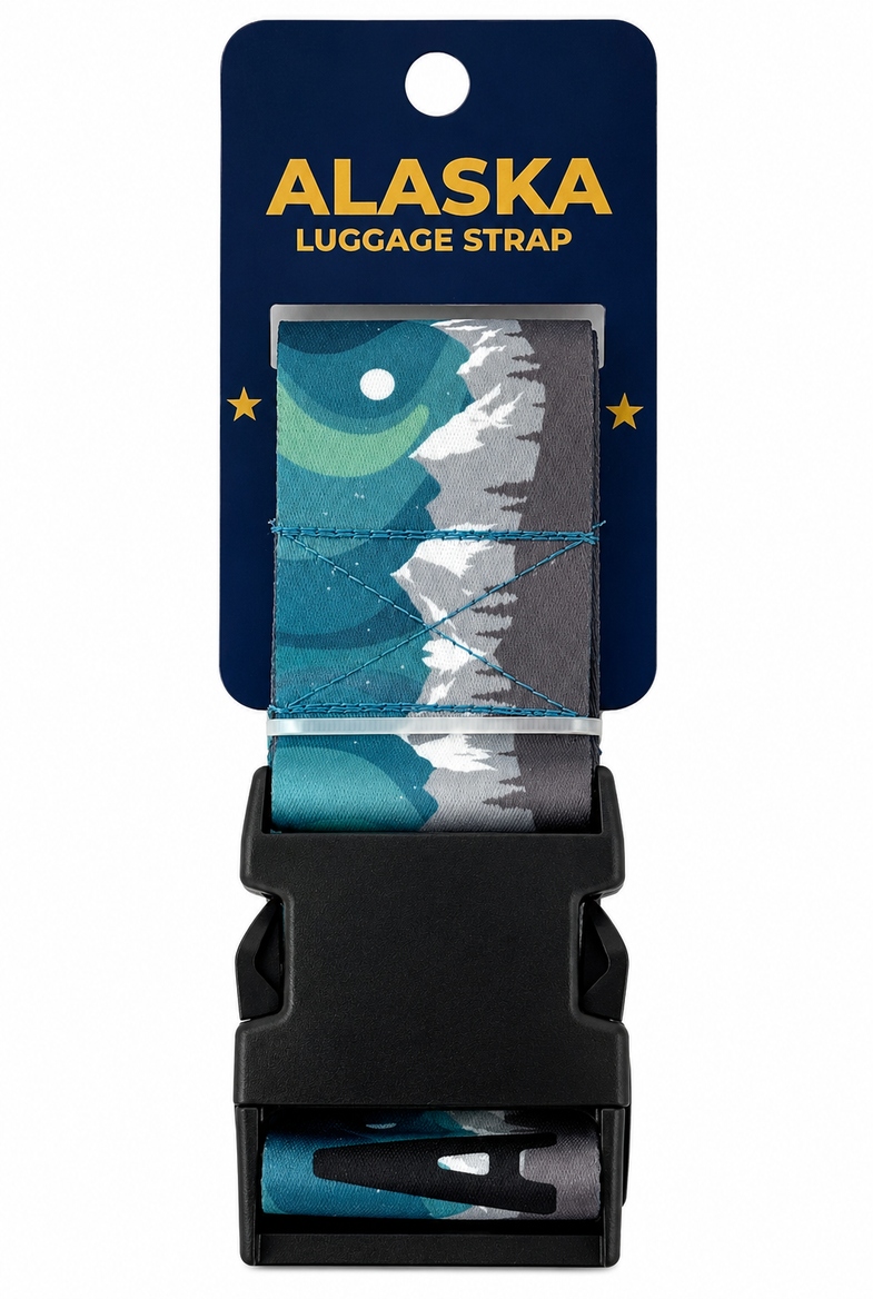 Alaska Aurora Luggage Strap