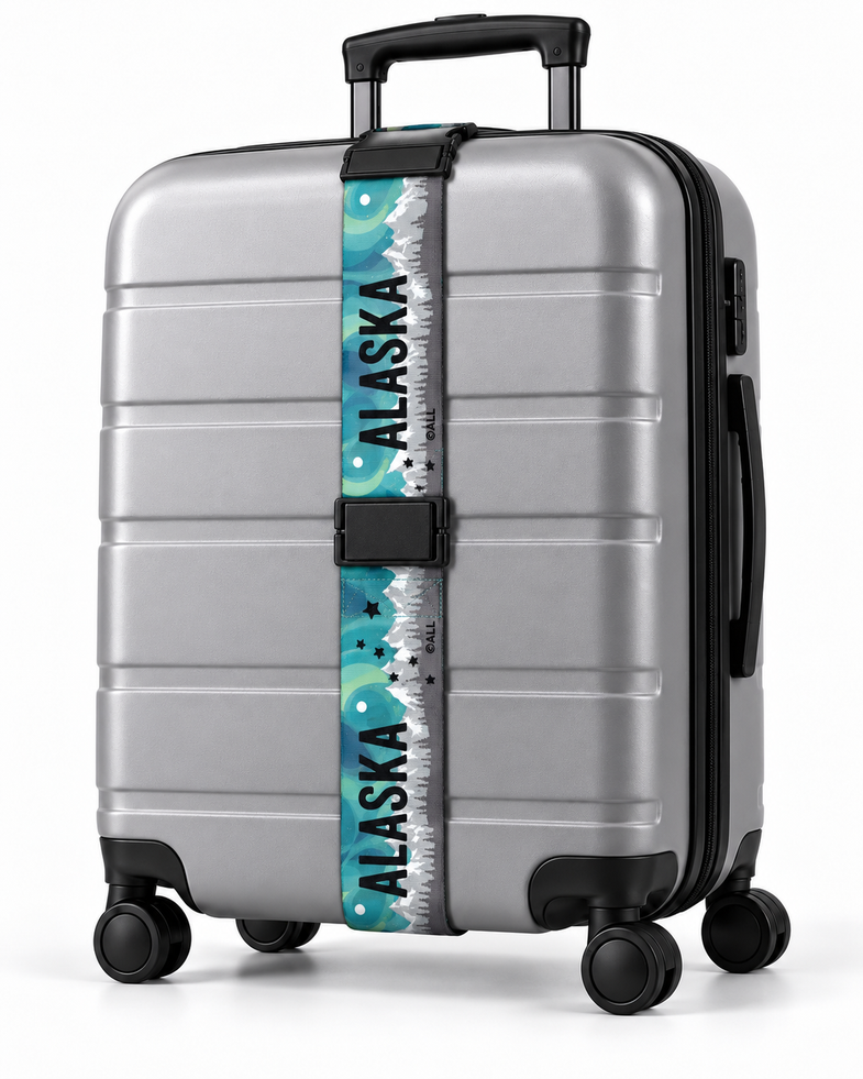 Alaska Aurora Luggage Strap