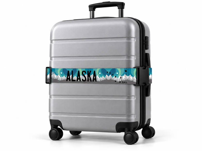 Alaska Aurora Luggage Strap