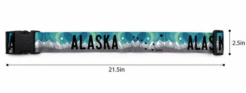 Alaska Aurora Luggage Strap