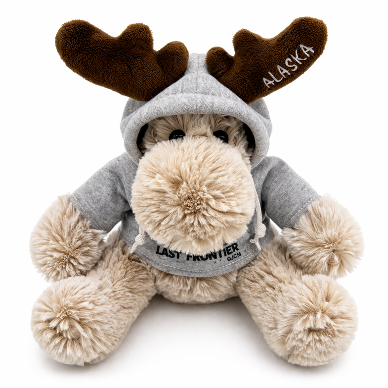 Alaska Hooded Moose Plush