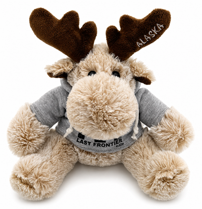 Alaska Hooded Moose Plush