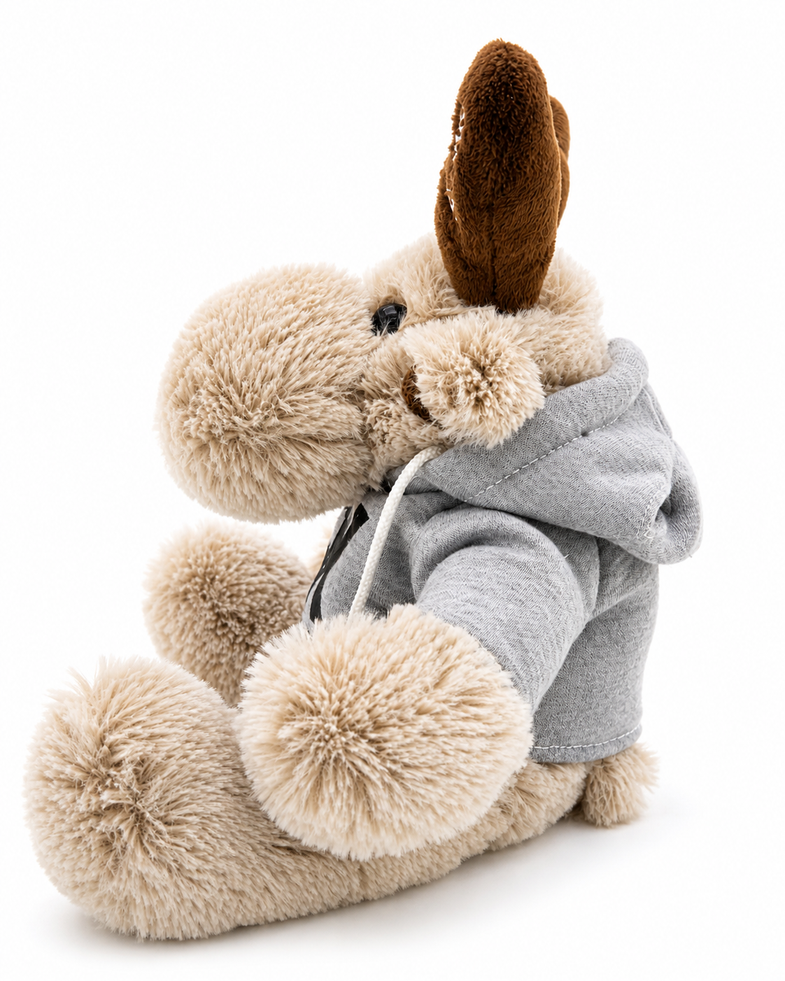 Alaska Hooded Moose Plush