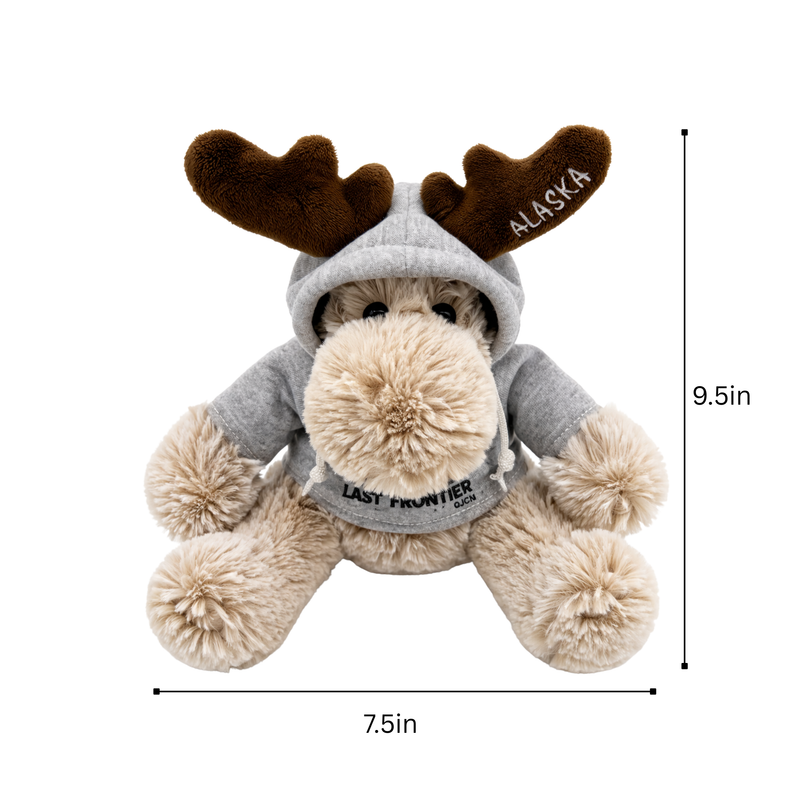 Alaska Hooded Moose Plush