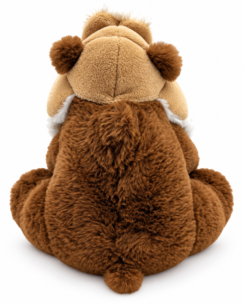 Alaska Grizzly Bear Plush w/Hat 9"
