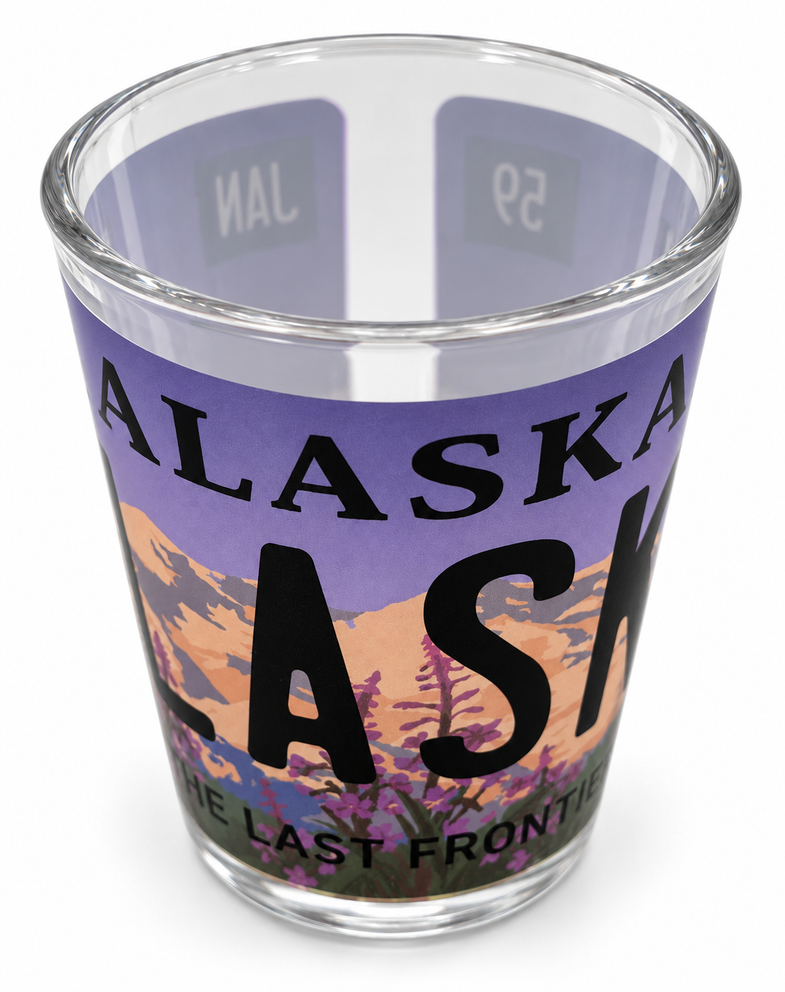 Alaska Fireweed Shot Glass