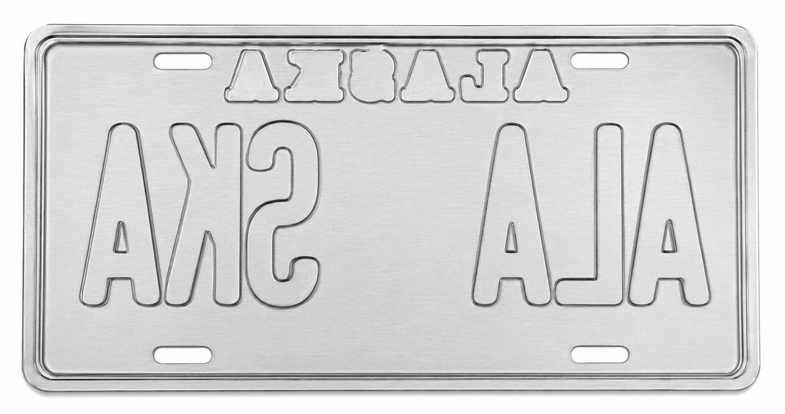 Alaska Grizzly License Plate