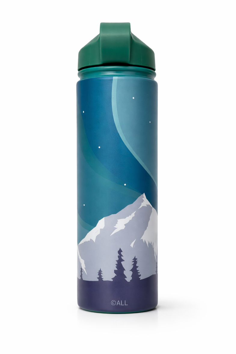Alaska Aurora Water Bottle 21oz