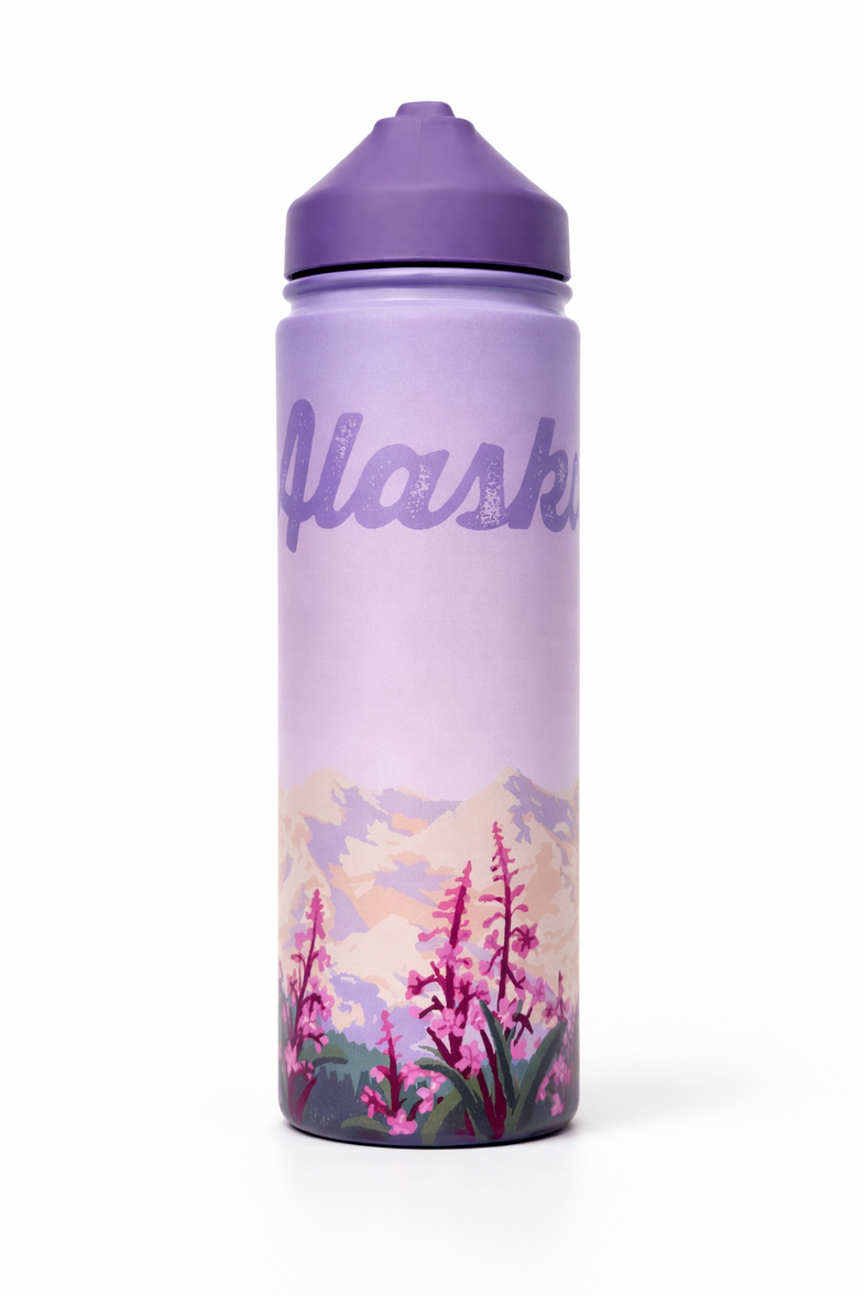 Alaska Fireweed Water Bottle 21oz