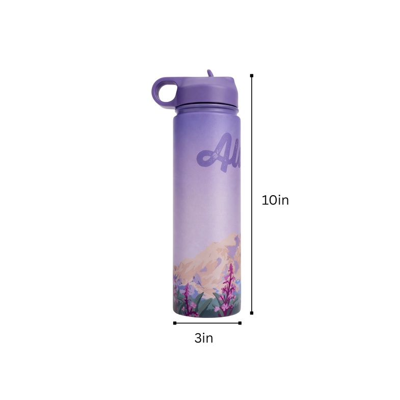 Alaska Fireweed Water Bottle 21oz